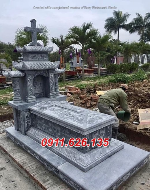 82^ Mẫu mộ đá đơn giản đẹp bán tại Bắc Ninh + mộ đá công giáo