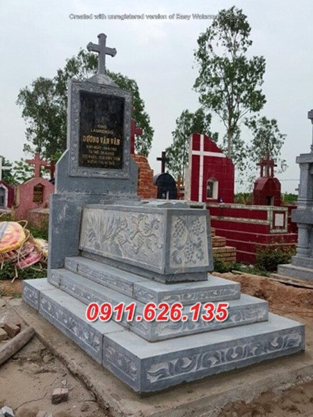 84^ Mẫu mộ đá đơn giản đẹp bán tại Hà Nội + mộ đá công giáo