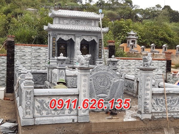 Lăng mộ đá đẹp bán tại Cà mau ^ khu lăng mộ gia đình