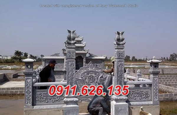Lăng mộ đá đẹp bán tại Nghệ an ^ khu lăng mộ gia đình