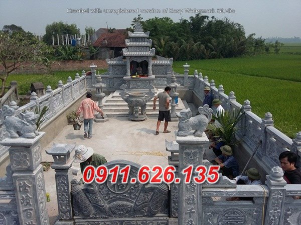 Lăng mộ đá đẹp bán tại ninh thuận ^ khu lăng mộ dòng họ