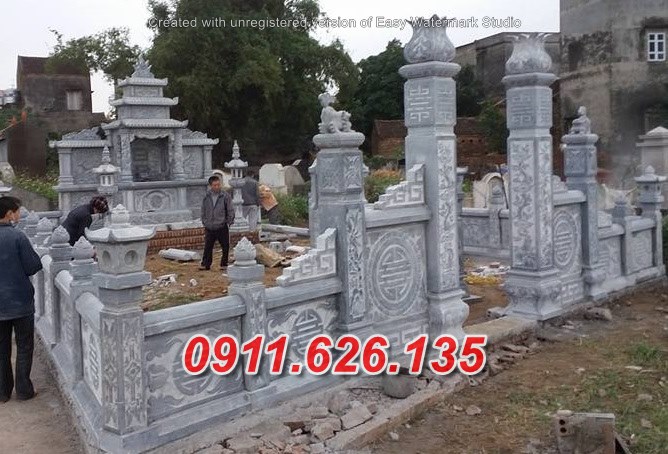 Lăng mộ đá đẹp bán tại ninh thuận ^ khu lăng mộ gia đình