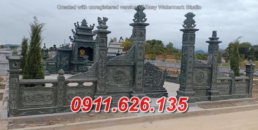 đắk lắk 62~ bán mẫu lăng mộ đá xanh đẹp