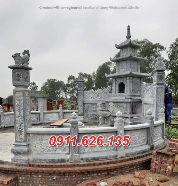 gia lai 61~ bán mẫu lăng mộ đá xanh đẹp.