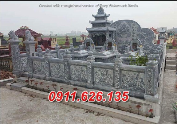 hà nam 89~ mẫu lăng mộ đá xanh đẹp bán