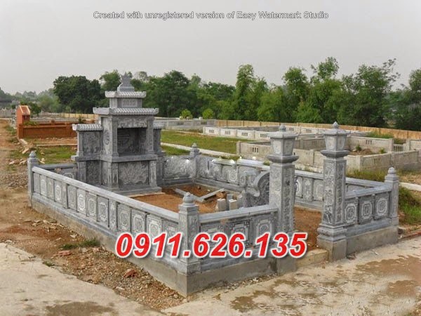 hòa bình 88~ mẫu lăng mộ đá xanh đẹp bán.
