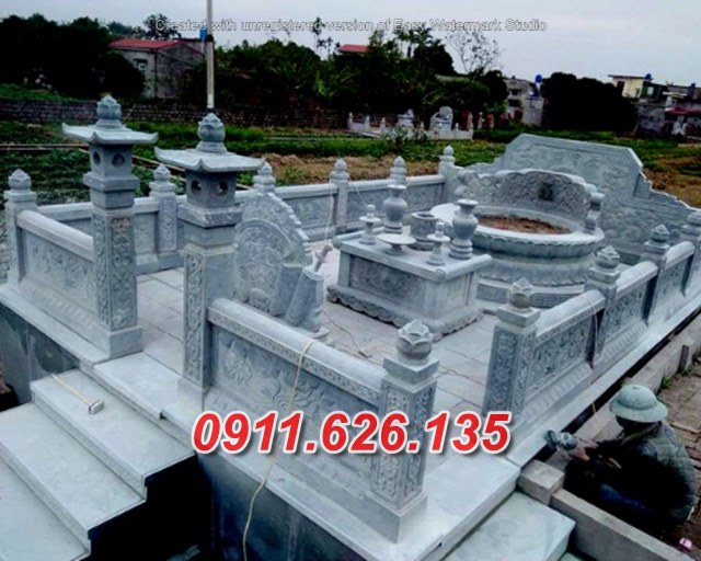 nam định 90~ mẫu lăng mộ đá xanh đẹp bán