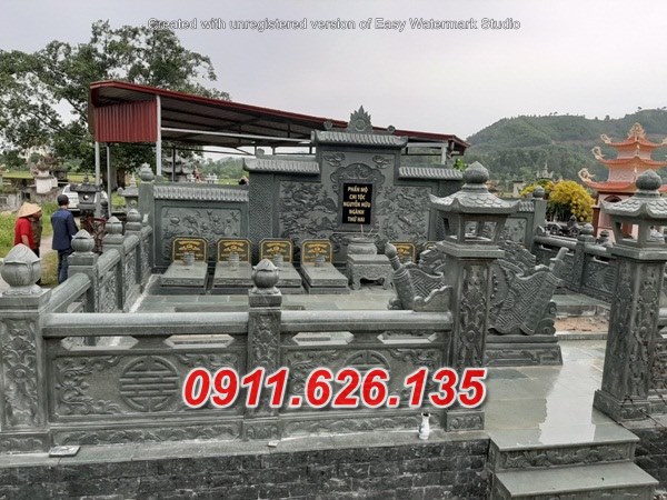 quảng ninh 92~ mẫu lăng mộ đá xanh đẹp bán