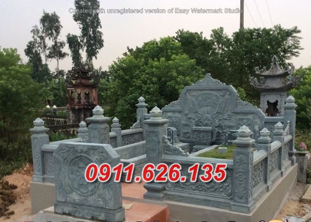 tây ninh 53~ bán mẫu lăng mộ đá xanh đẹp.