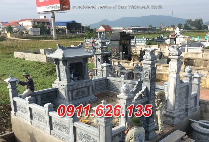 trà vinh 41~ bán mẫu lăng mộ đá xanh đẹp