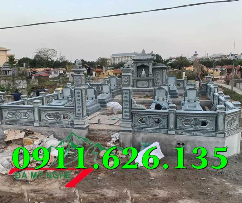 mẫu khu lăng mộ đá đẹp bán tại bắc cạn