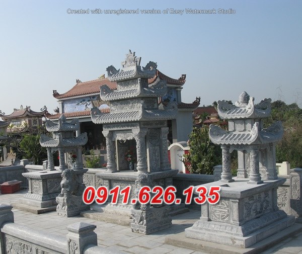 03+ Quảng nam mộ hai mái đá điêu khắc đẹp bán