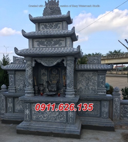 03- lăng thờ nhà mồ đá đẹp bán hà tĩnh