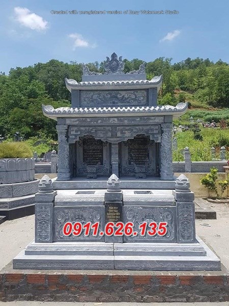 05+ mộ đôi bằng đá điêu khắc đẹp bán hậu giang