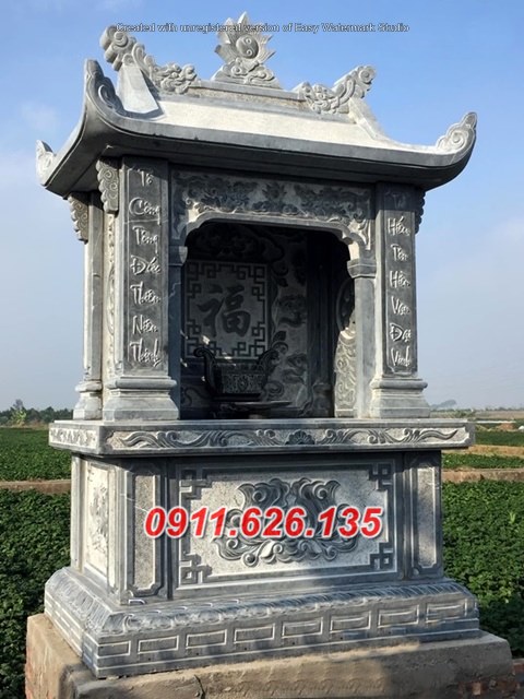 09- am thờ lăng mộ đá đẹp quảng ninh