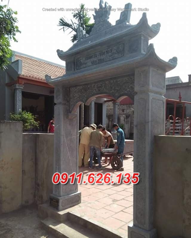11- cổng đá nhà thờ họ đẹp bán đà nẵng