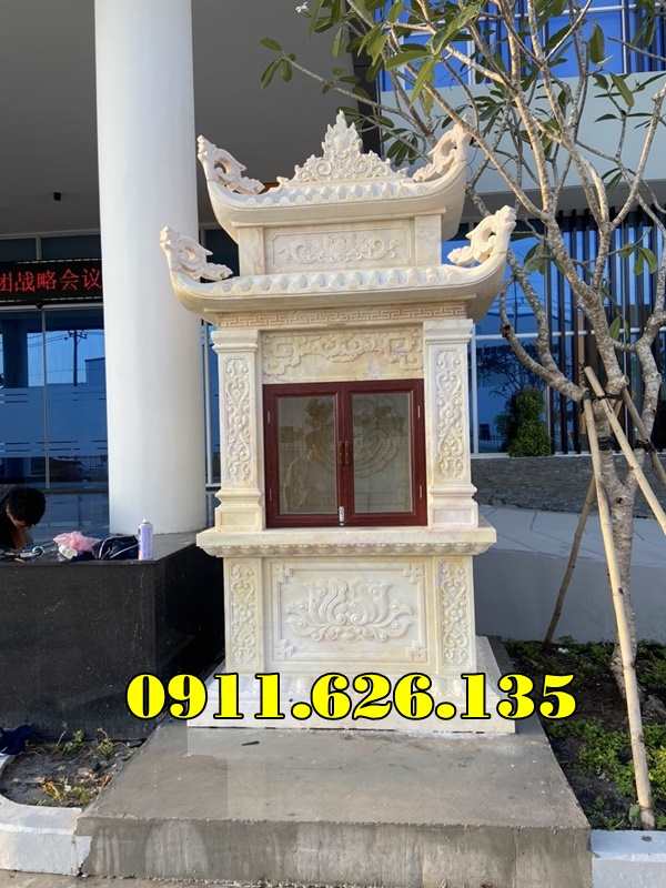 14- cây hương thờ cửu trùng bằng đá đẹp hà nội