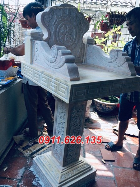16- cây hương thờ bán trung thiên bằng đá đẹp thái nguyên