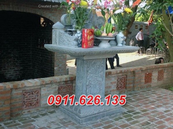 24- ban bàn thờ ngoài trời đá đẹp bán hà nội