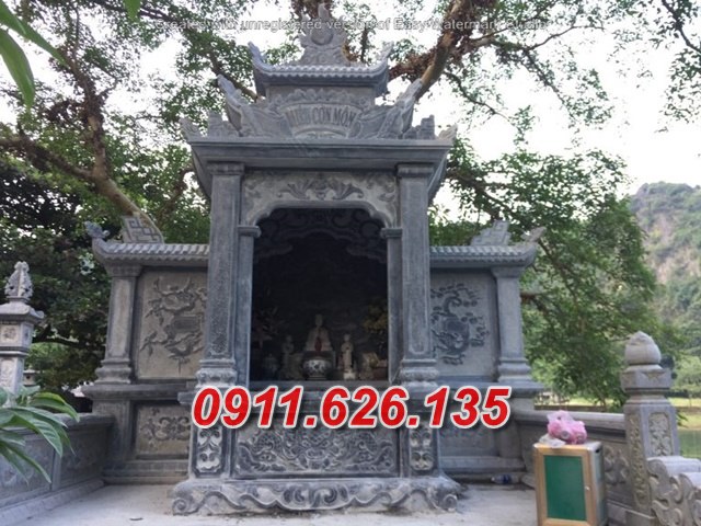 34- cây hương thờ thổ công địa bằng đá đẹp quảng trị