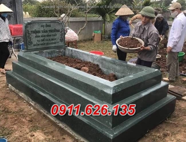 45+ Mộ đẹp bằng đá xanh rêu bán - nguyên khối