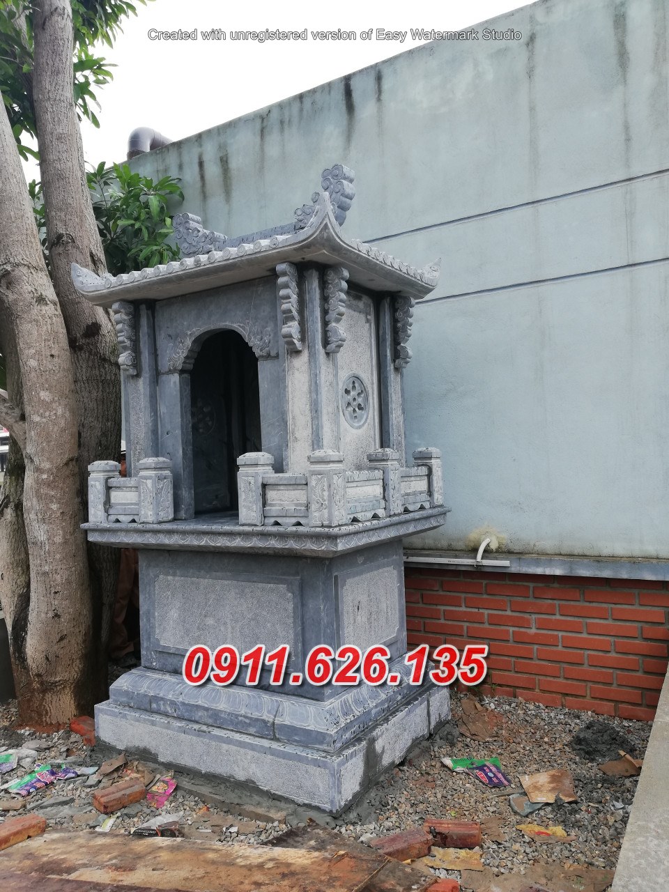 53- miếu thờ thần linh bằng đá đẹp thanh hóa