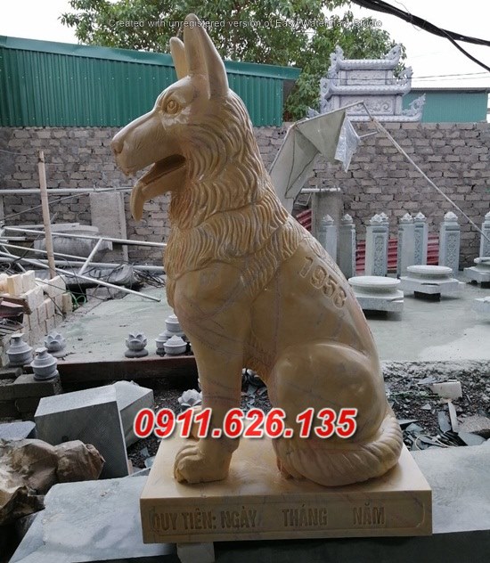 86+ Chó canh cổng bằng đá đẹp - phong thuỷ - Đá Mỹ Nghệ Thái Duy