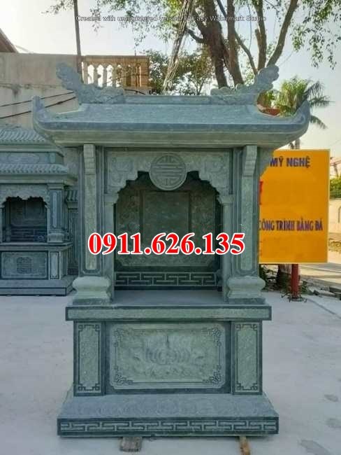 Mẫu 49+ miếu thờ đẹp bằng đá xanh rêu bán - nguyên khối