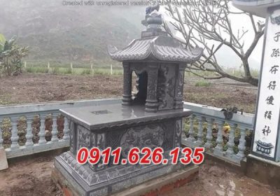 # mẫu mộ bằng đá khối một mái đẹp bán bình dương