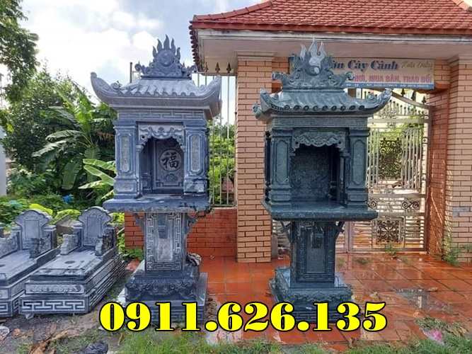 mẫu trang thờ đá thờ ngoài trời đẹp bán tại hải dương