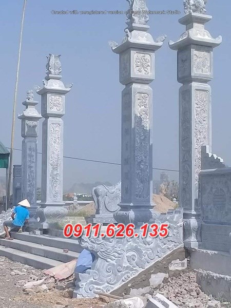 14- cổng nghĩa trang bằng đá đẹp hải phòng
