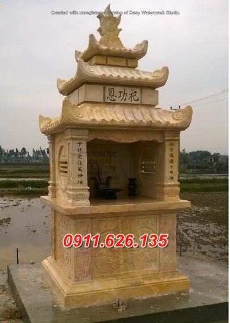 56- cây hương thờ nghĩa trang bằng đá đẹp lai châu
