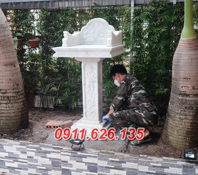 65- ban bàn thờ thổ công địa bằng đá đẹp bắc giang