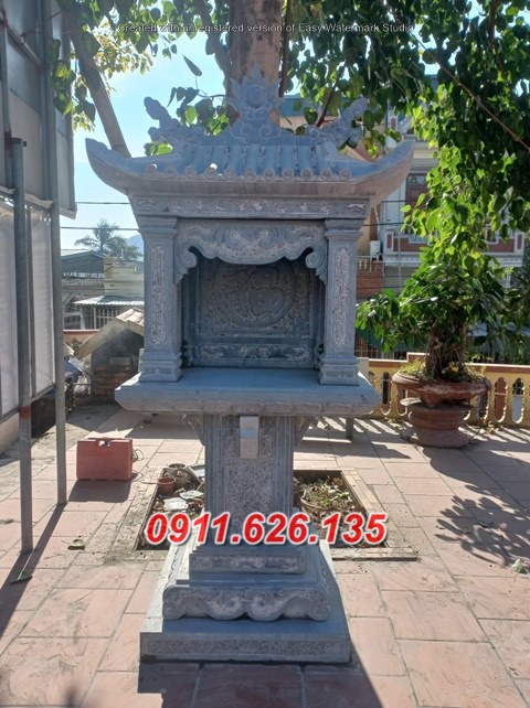 66- ban bàn thờ thổ công địa bằng đá đẹp hà nội