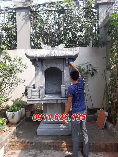 66- ban bàn thờ thổ công địa đá đẹp hà nội