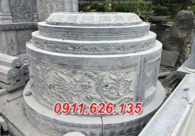 Hà giang ^ mộ tròn bằng đá điêu khắc đẹp bán