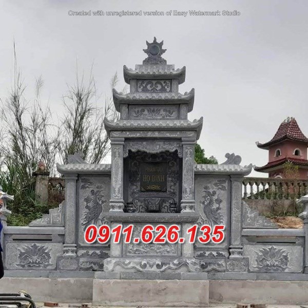 Hà nam~ mẫu củng thờ lăng mộ bằng đá đẹp bán