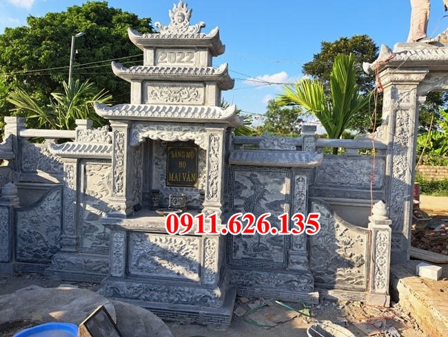 Long an~ miếu thờ cửu trùng bằng đá đẹp bán