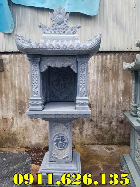 mẫu cây hương thờ nghĩa trang đá tự nhiên đẹp bán tại điện biên
