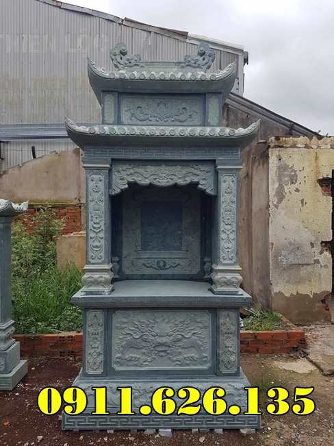 mẫu miếu thờ thần linh ngoài trời bằng đá đẹp bán thành phố Phủ Lý