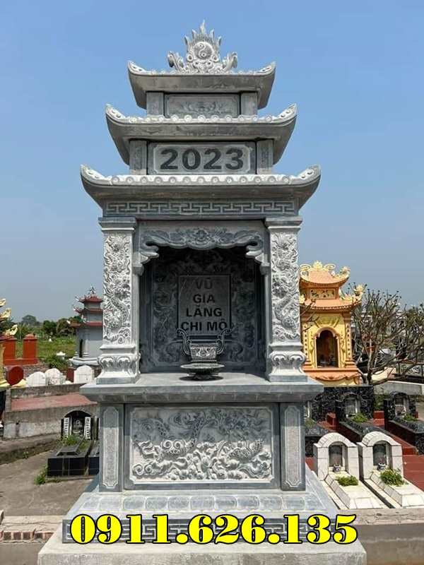 mẫu miếu thờ thần linh ngoài trời bằng đá đẹp bán thị xã Cửa Lò