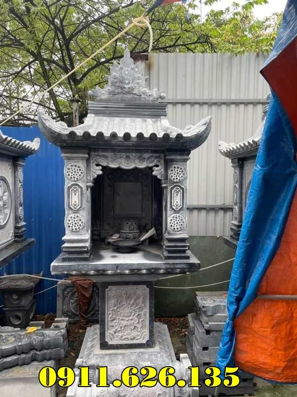 mẫu trang thờ đá thờ ngoài trời đẹp bán tại quảng ninh