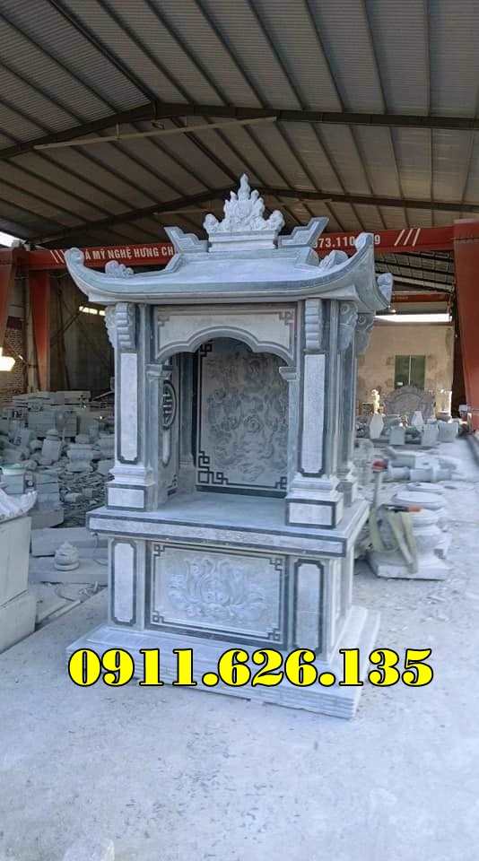 mẫu miếu thờ thần linh ngoài trời bằng đá đẹp bán thành phố Long Xuyên