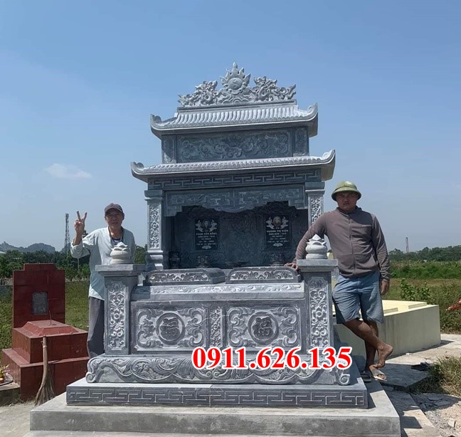 Mẫu mộ đá thanh hoá đôi đẹp bán^ hà nam