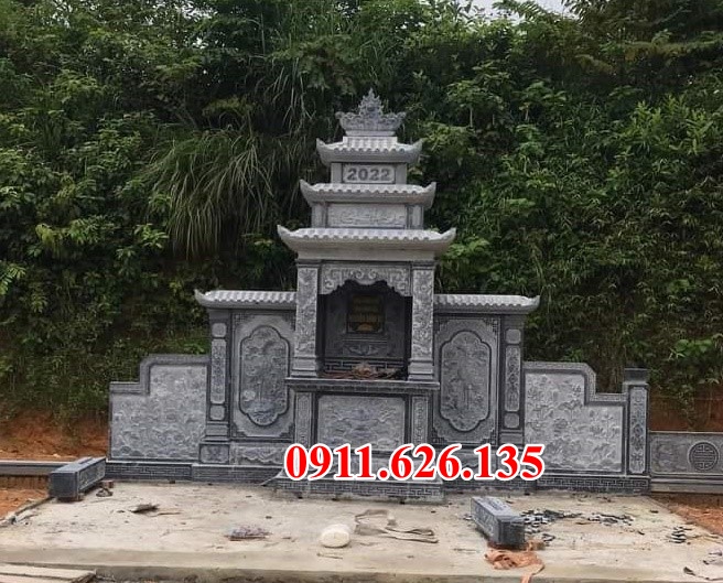 Thiết kế long đình thờ bằng đá bán^ sơn la