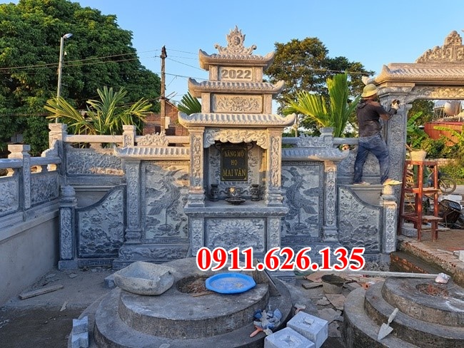 Vĩnh phúc^ xây miếu thờ bằng đá bán
