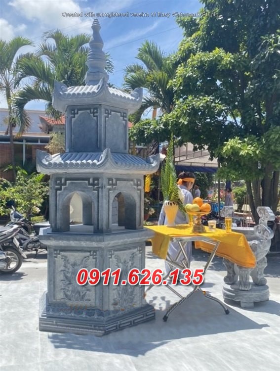 415+ Tháp mộ tro cốt sư phật giáo bằng đá đẹp bình dương - vườn bảo tháp