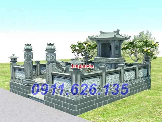 06 Mộ đá để tro hài cốt đẹp - Mẫu mộ đá xanh đẹp bán kiên giang