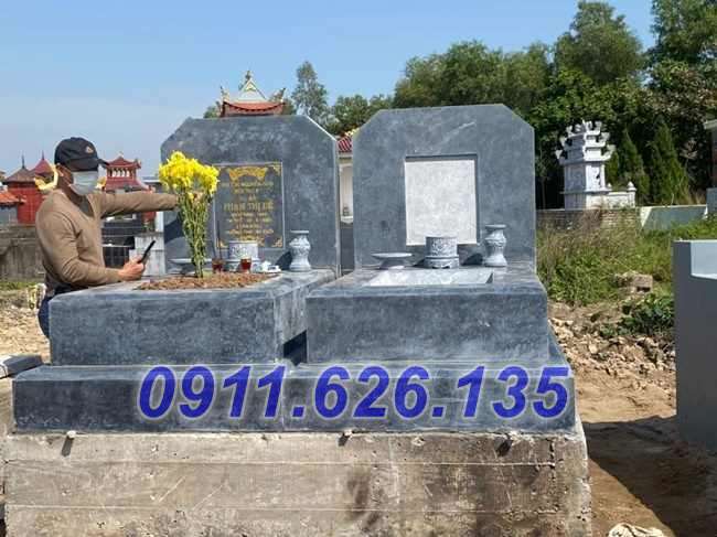 09 Mộ đá để tro hài cốt đẹp - Mẫu mộ đá xanh đẹp bán cần thơ