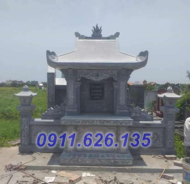 16 Mộ đá để tro hài cốt đẹp - Mẫu mộ đá xanh đẹp bán bình phước